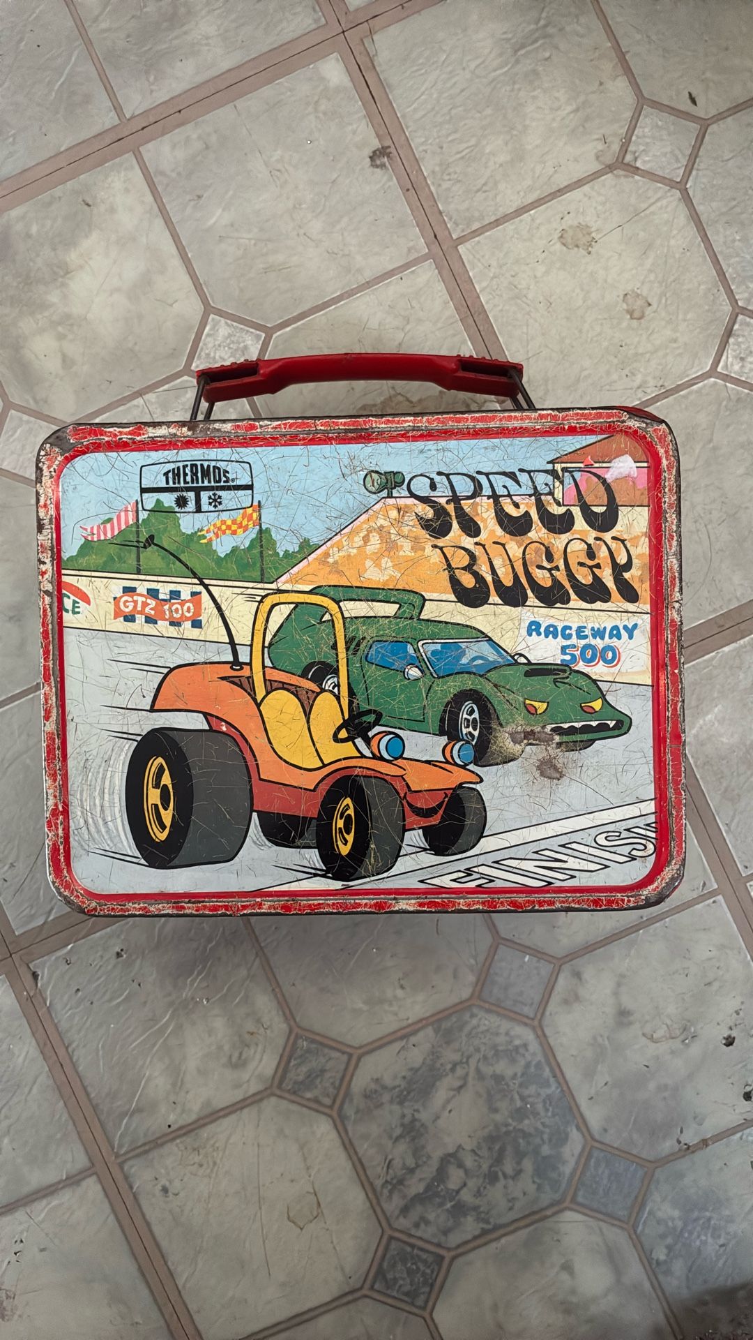 1973 Hanna Barbera SPEED BUGGY Metal Lunchbox