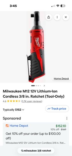 Milwaukee 3/8 Ratchet