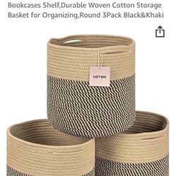 New Cotton Storage Baskets 