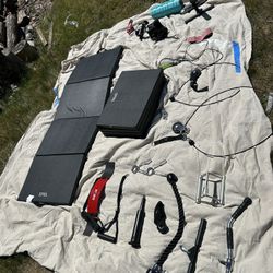 Assorted Home Gym Items