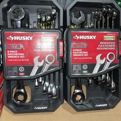Husky BITE SAE and Metric 72-Tooth Ratcheting Wrench Set (16-Piece)
