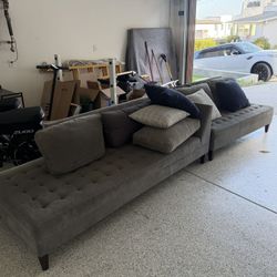 Z Gallery 3 Piece Sectional Couch  