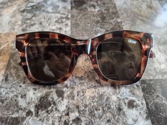 QUAY "After Hours" women's animal print sunglasses