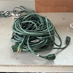 Outdoor extension cords