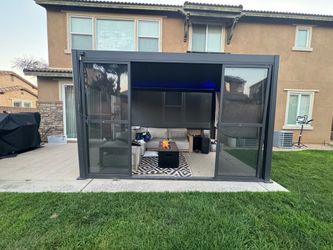 MOVING SALE! Mirador 111S Luxury Louvered Pergola + Accessories (Over $5,000 Invested!)