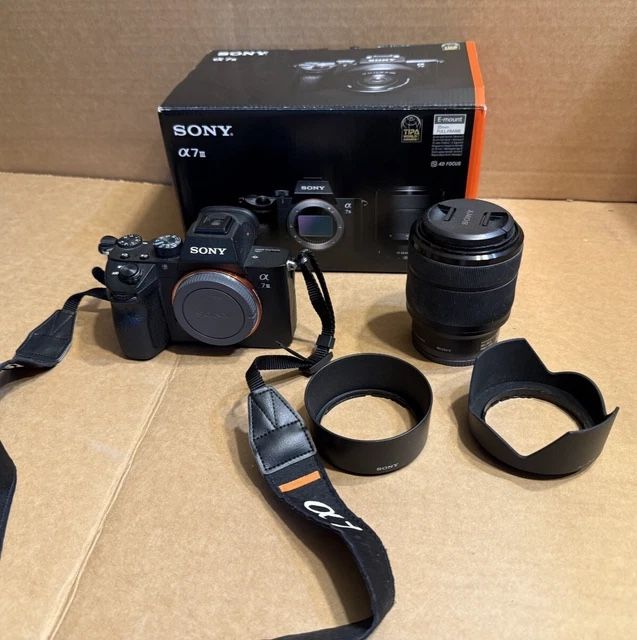 Sony Alpha A7 III 24.2MP Digital Camera -Black with FE 28-70 lens