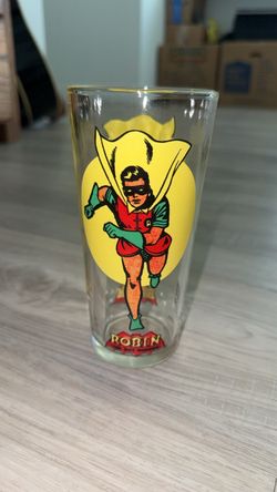 Vintage 1976 Pepsi Robin The Boy Wonder Glass