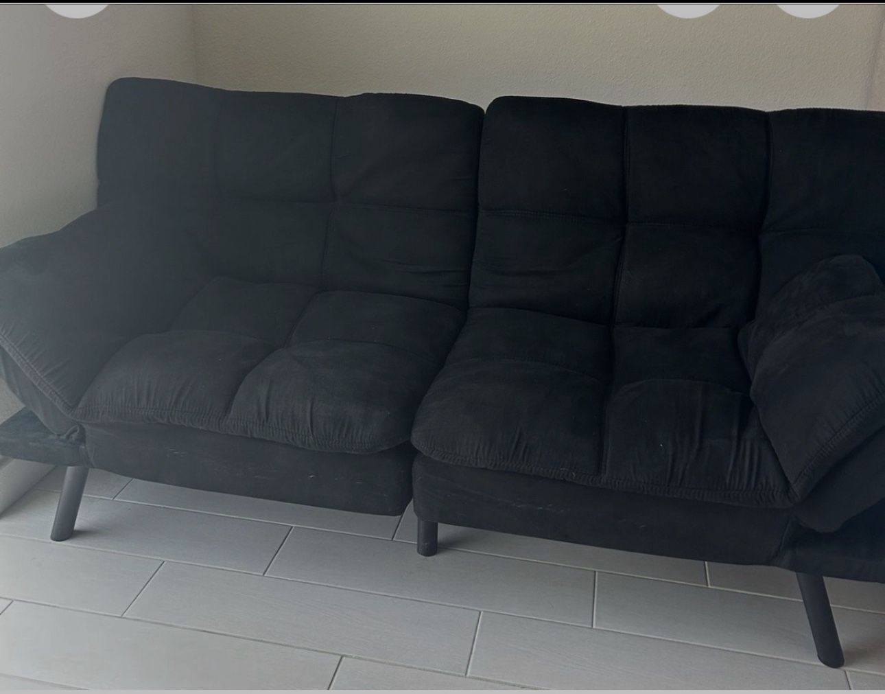 Black Futon Couch For Sale