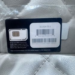 Verizon Sim Card New In Package 