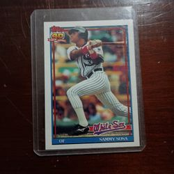 1991 Topps - #414 Sammy sosa