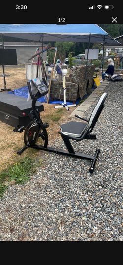 Recumbent bike -free