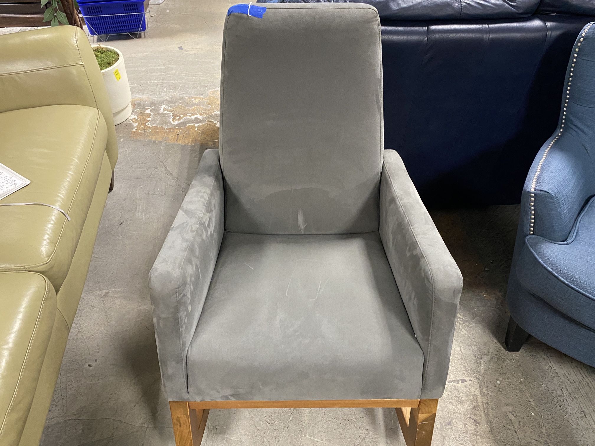 MONTE Joya Grey Rocking Arm Chair 