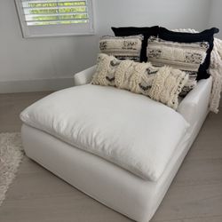 Restoration Hardware Cloud chaise In Brand New Condition