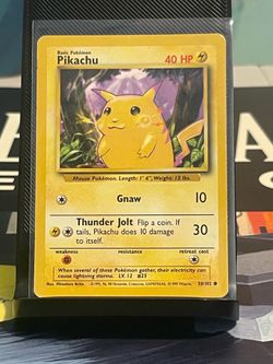 1999 Pikachu 058/102 Base Set Regular (7)