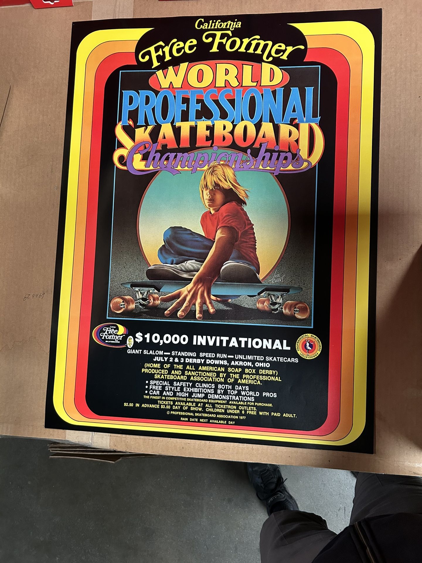 Vintage Skateboarding Poster