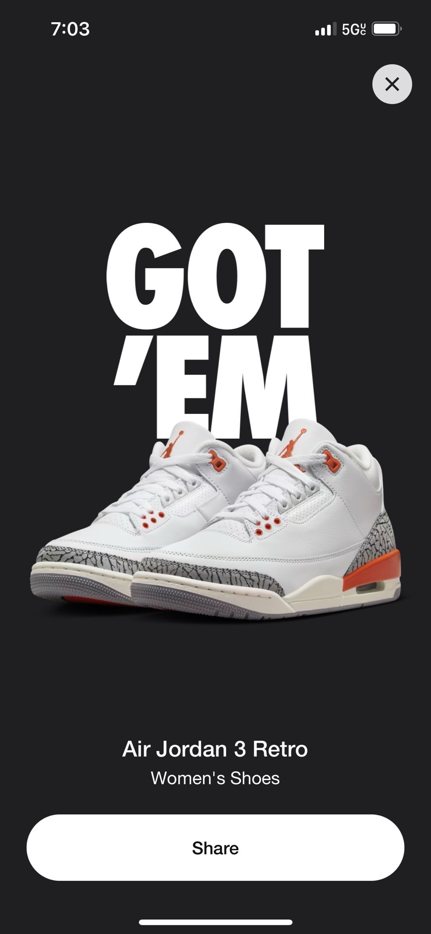 Georgia Peach Jordan retro 3s 