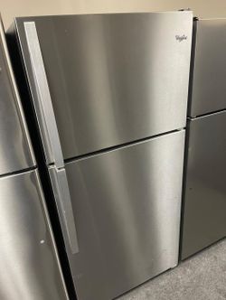Whirlpool Top Mount Stainless Refrigerator
