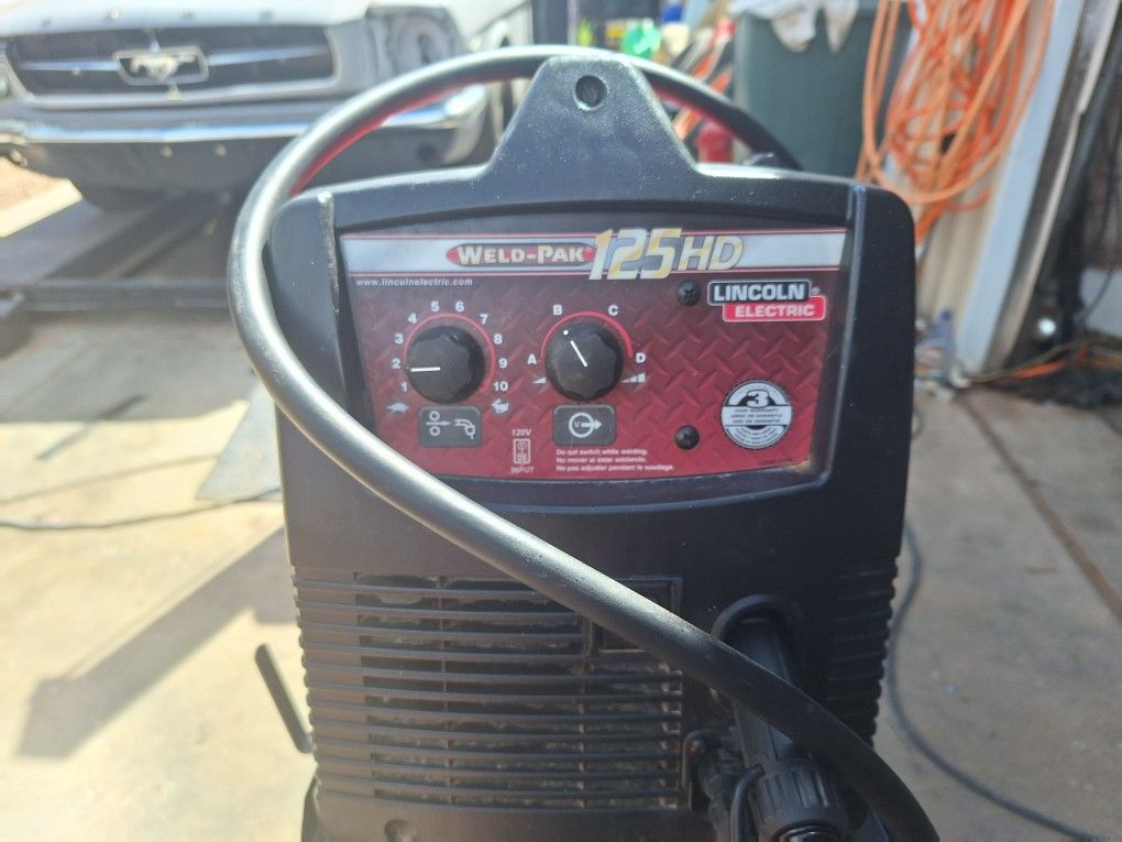 Lincoln 125hd mig welder 