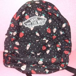 Vans Off The Wall Strawberries Full-Size Backpack