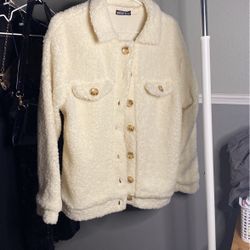 SHEIN Fluffy Coat 