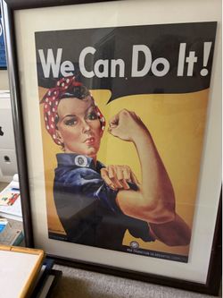 Large Rosie the riveter art