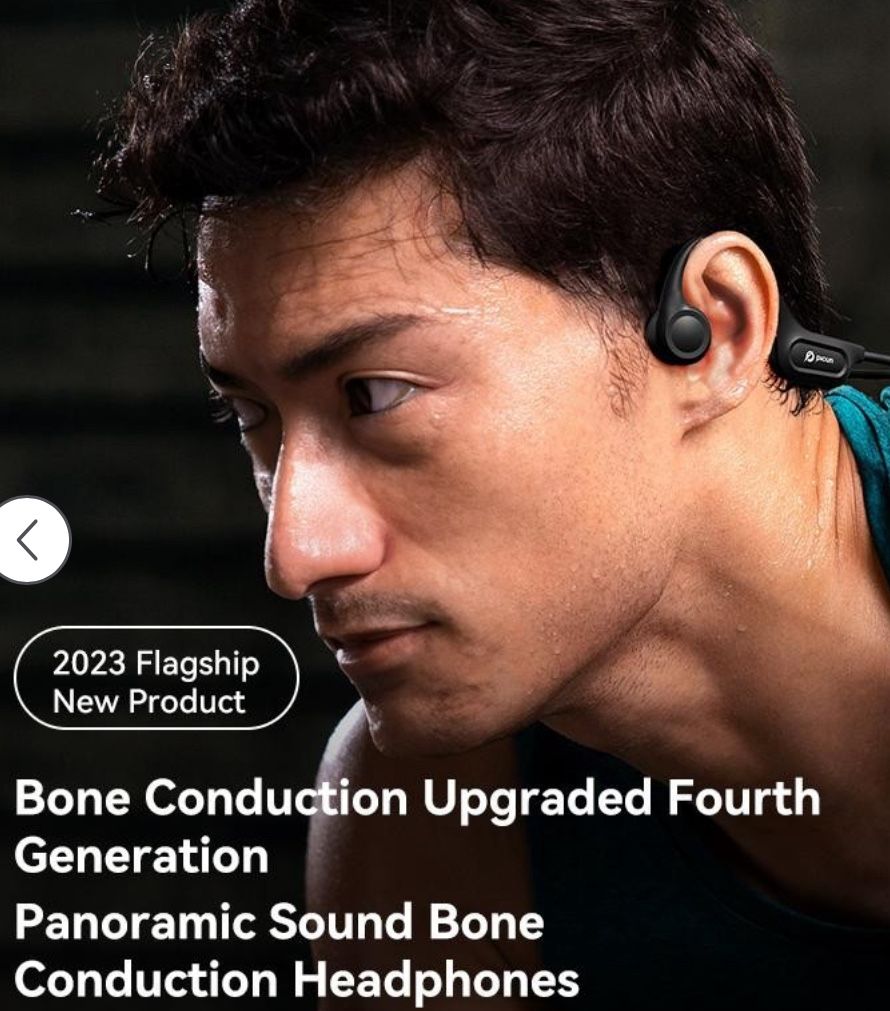 Earbud Bone Conduction Bluetooth Wireless Headphones