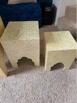 Three stackable table