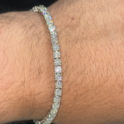 925 silver Tennis. 🎾 Bracelet with diamonds.