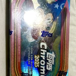 2025 Topps Chrome Disney Hobby Box Sealed New! - $475 OBO