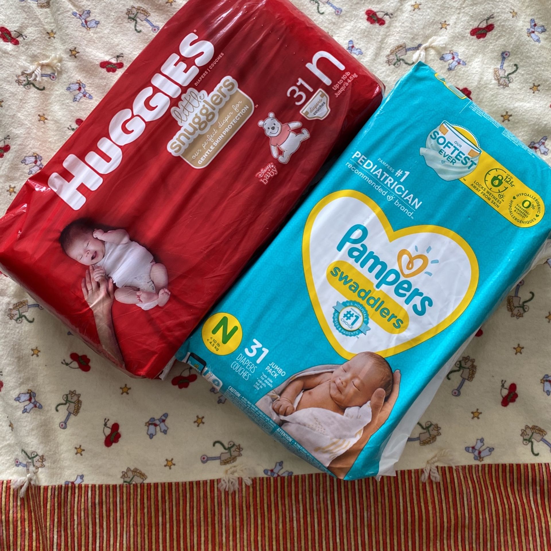 (62) Newborn Diapers