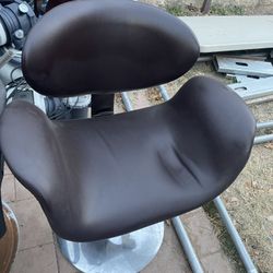 Two barber chairs