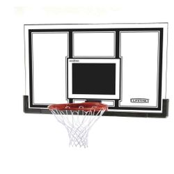 Lifetime 54" Shatterproof Backboard and Rim Basketball Combo, 71526