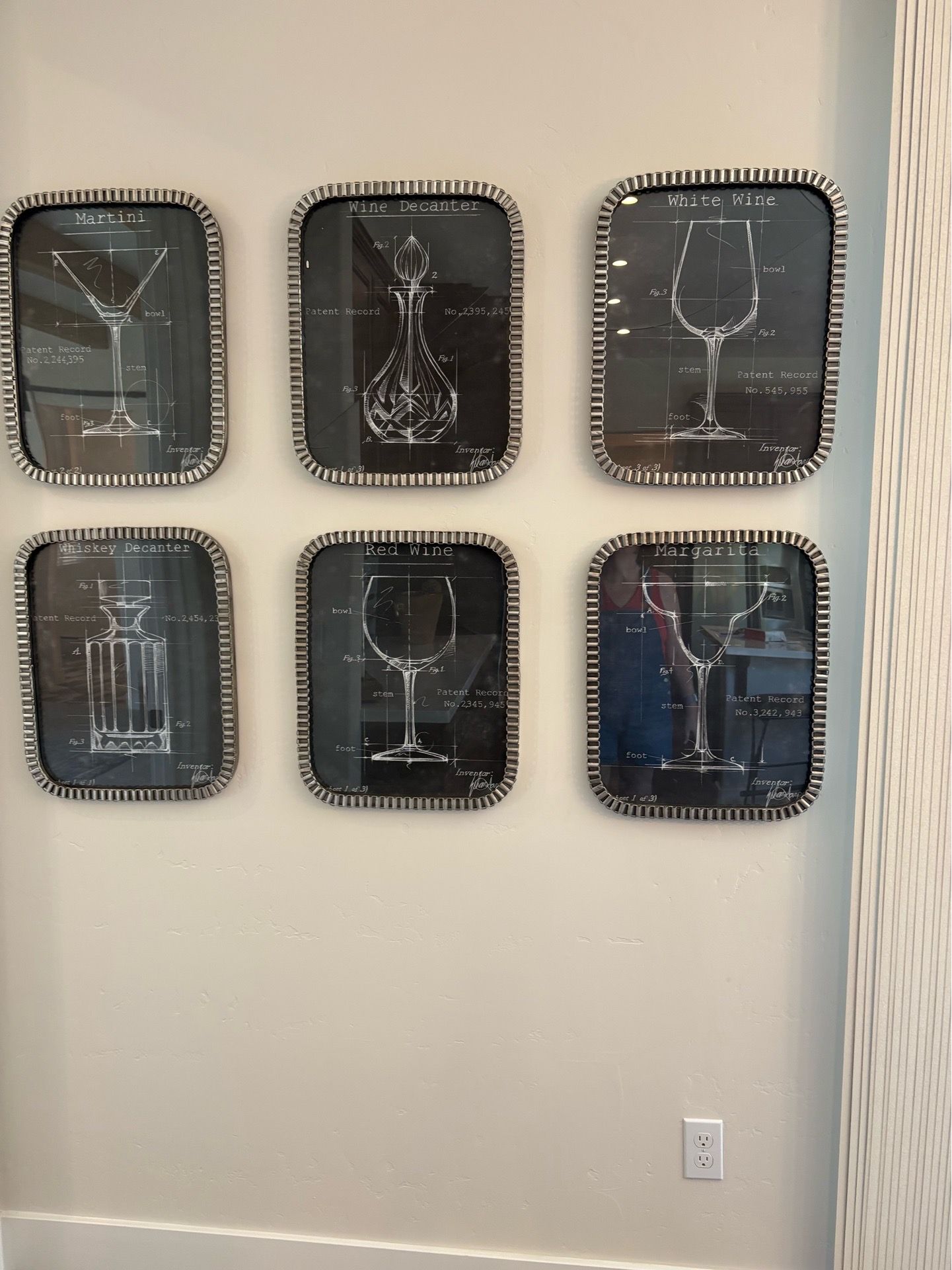 Heavy Metal Wall Art Frames – Set of 6