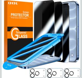iPhone 17/18 Pro Privacy Screen Protector, 9H+ Tempered Glass, 3+3P
Anti Spy