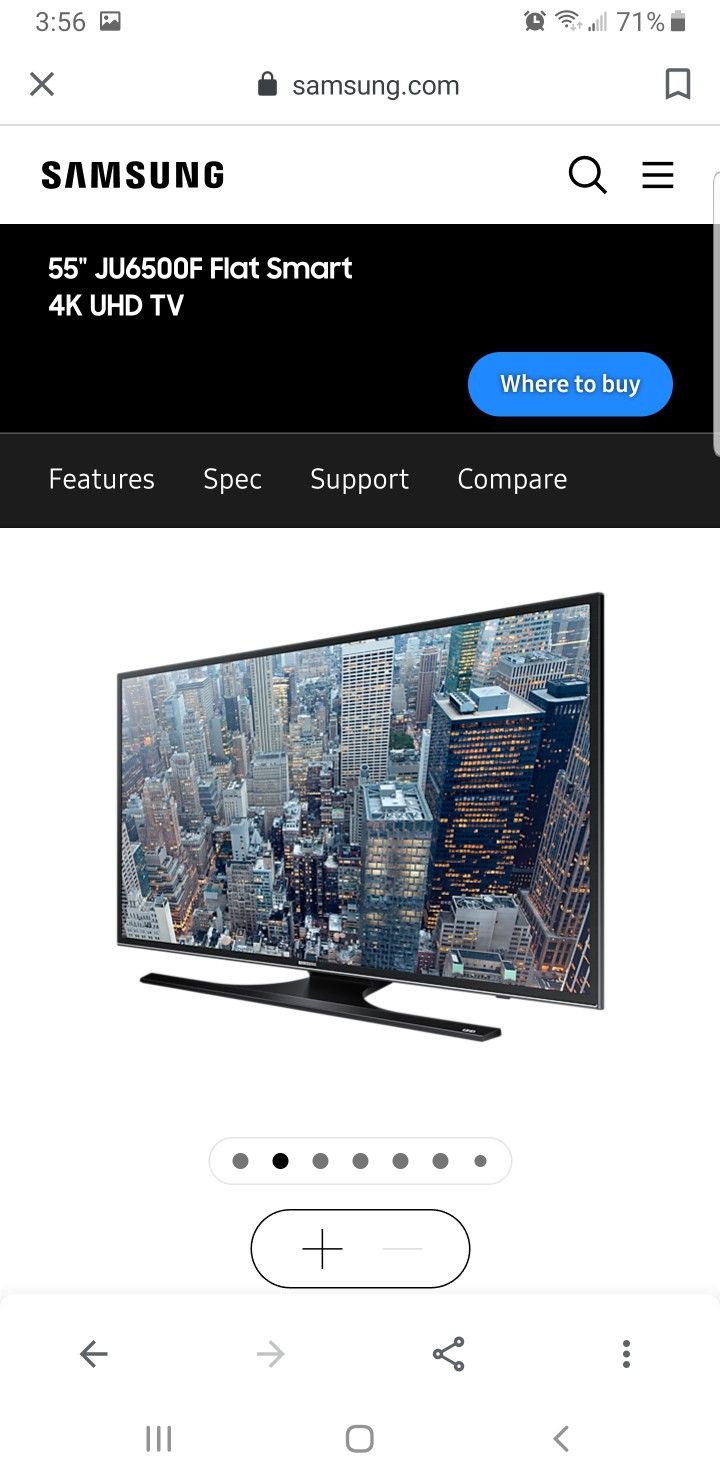 55in. 4K tv SAMSUNG