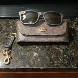 Coach Sunglasses With Case.  