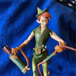 Disney Peter Pan Action Figure  4 Pc Toys Movie 