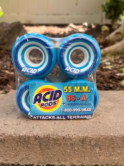 New 55mm Acid Chemical Co “Acid pods” soft Skateboard wheels