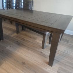 Dark Gray Wooden Table