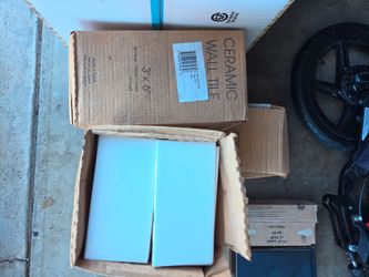 Ceramic Wall Subway Tile 3x6 White – 4 boxes of 80 Pieces