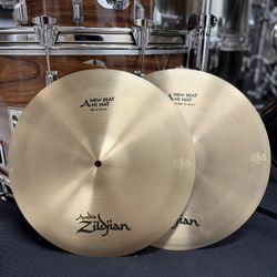 A New Beat 15 Hi Hat Cymbals 