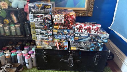 Gundam model kits