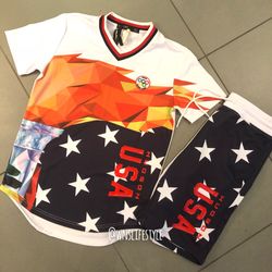 USA shorts and shirt fit
