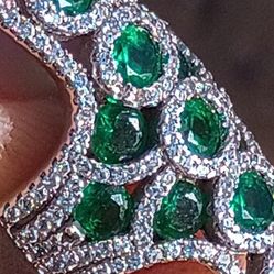 Emerald Cocktail Ring