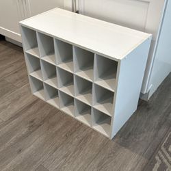 White Storage Shelf 24”x12”