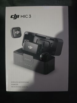 DJI Mic 3 (2TX + 1 RX), Wireless Lavalier Mic for iPhone/Camera/Android