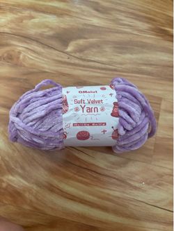 OMoiut Soft Velvet Yarn - Lavender