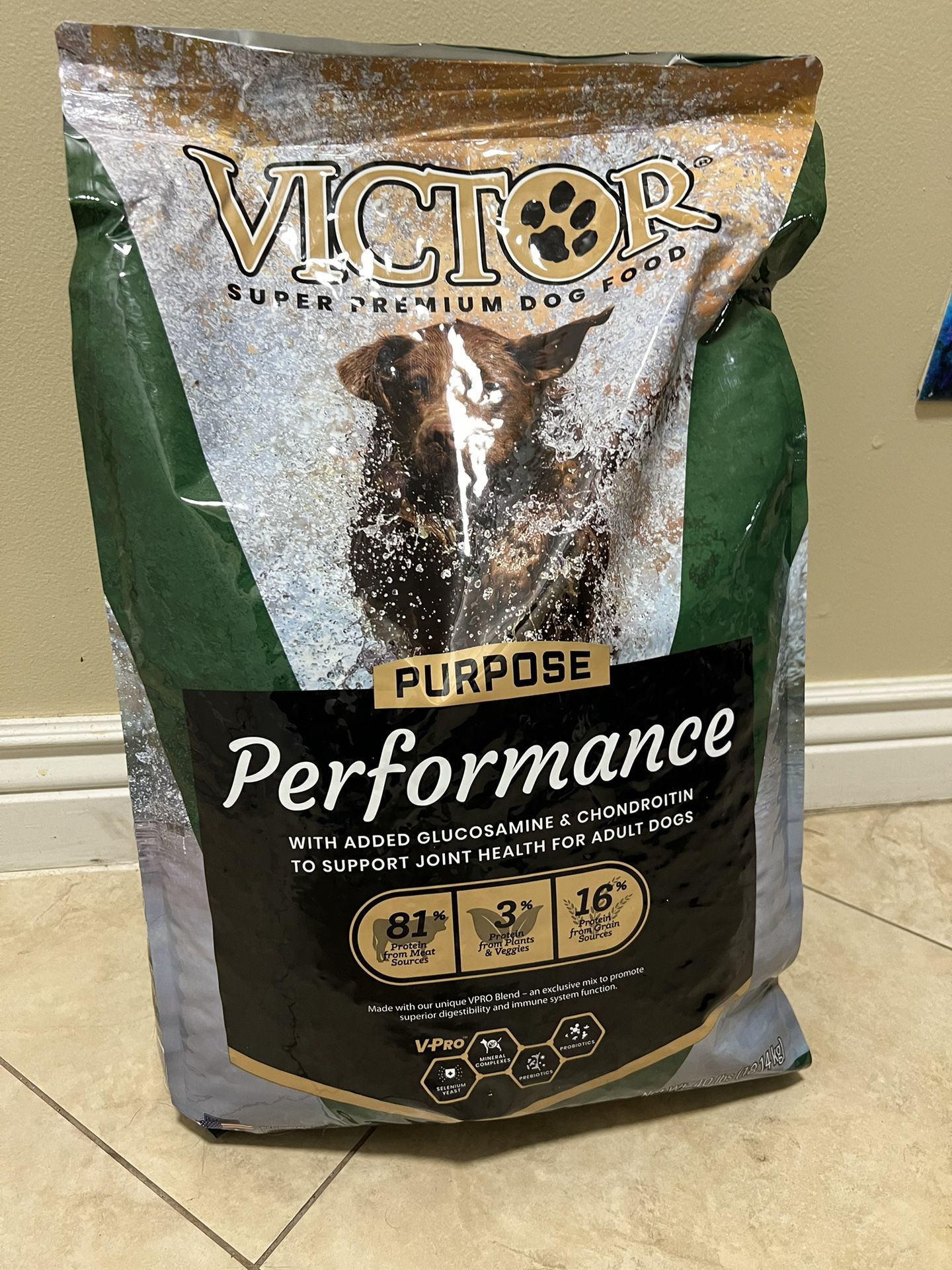 Victor performance 40lb Dog Food