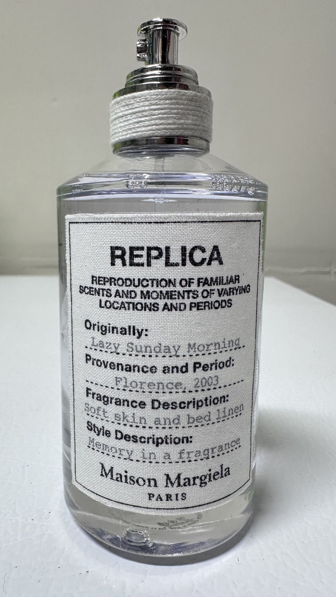 Maison Margiela REPLICA Lazy Sunday Morning Eau de Toilette with White Musk, Lily of the Valley 
