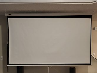 100 Inch Pull-Down Projector Screen – VIVOHOME 16:9 HD 4K